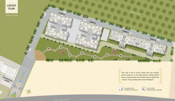  greenwoods-aaranya Layout Plan