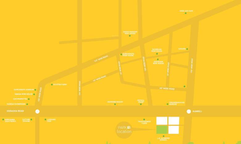  swaminarayan green city Location Plan
