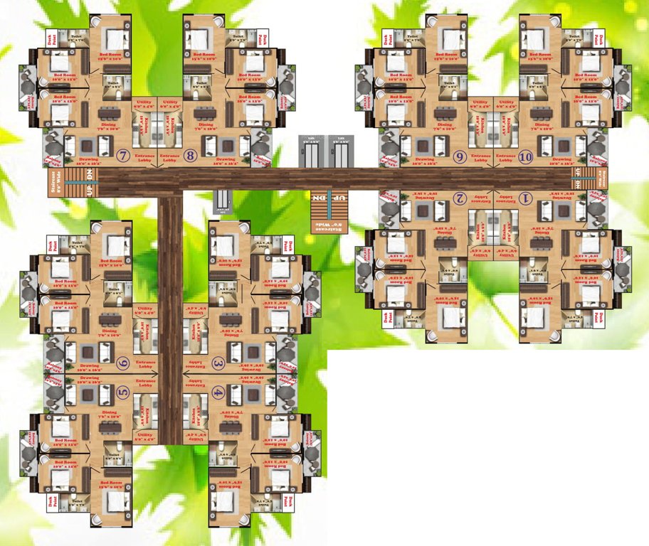 sarvayoni city Cluster Plan