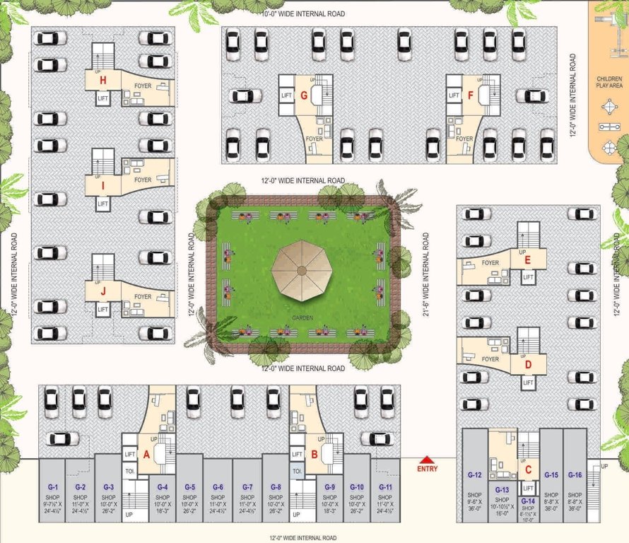  orchid ventura Layout Plan