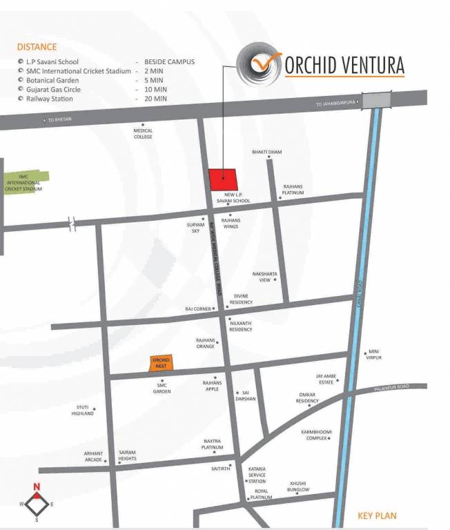  orchid ventura Location Plan