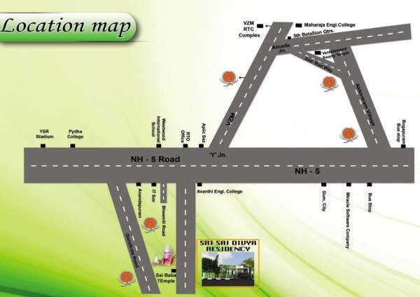  sri-sai-divya-residency Location Plan