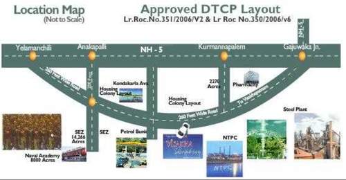  visakha-residency Location Plan
