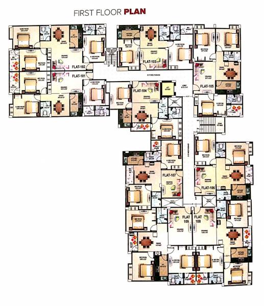  ram-niketan Ram Niketan Cluster Plan for 1st Floor