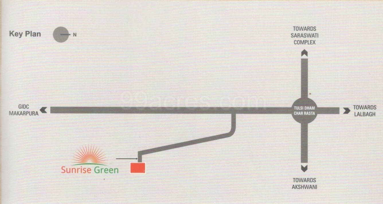  sunrise green Location Plan