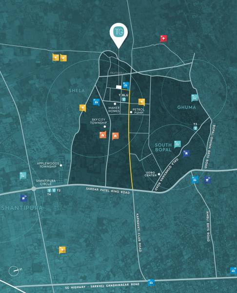 locationPlan of Turquoise Greenz