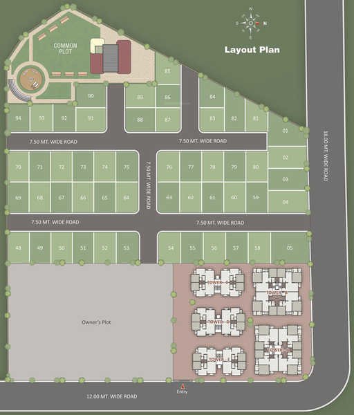 banyan city Layout Plan