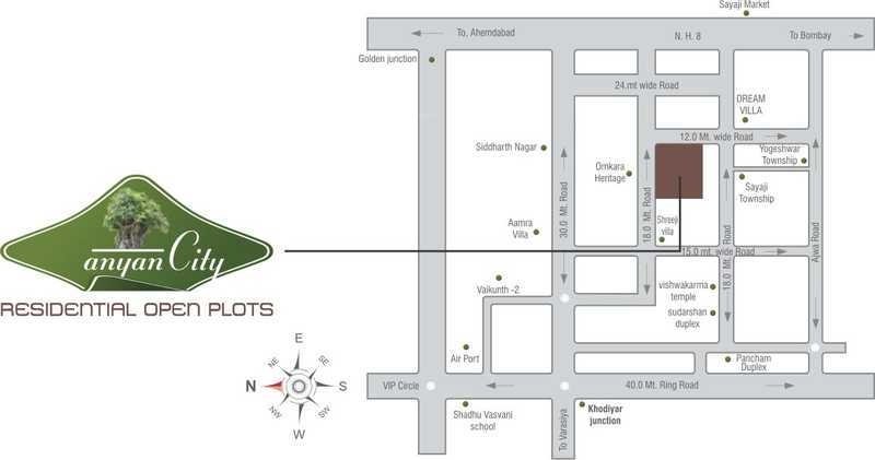 banyan city Location Plan