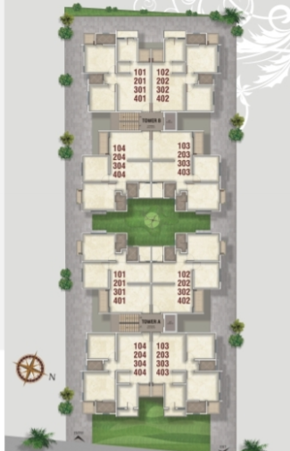  residency Layout Plan