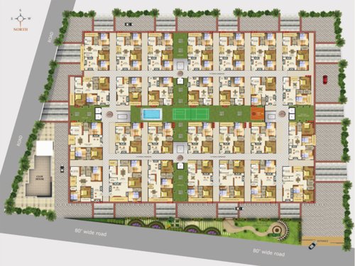  flora-delight Flora Delight Cluster Plan from 1st to 5th Floor