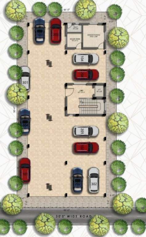  abinandans tejasvee Abinandans Tejasvee Cluster Plan For Ground Floor