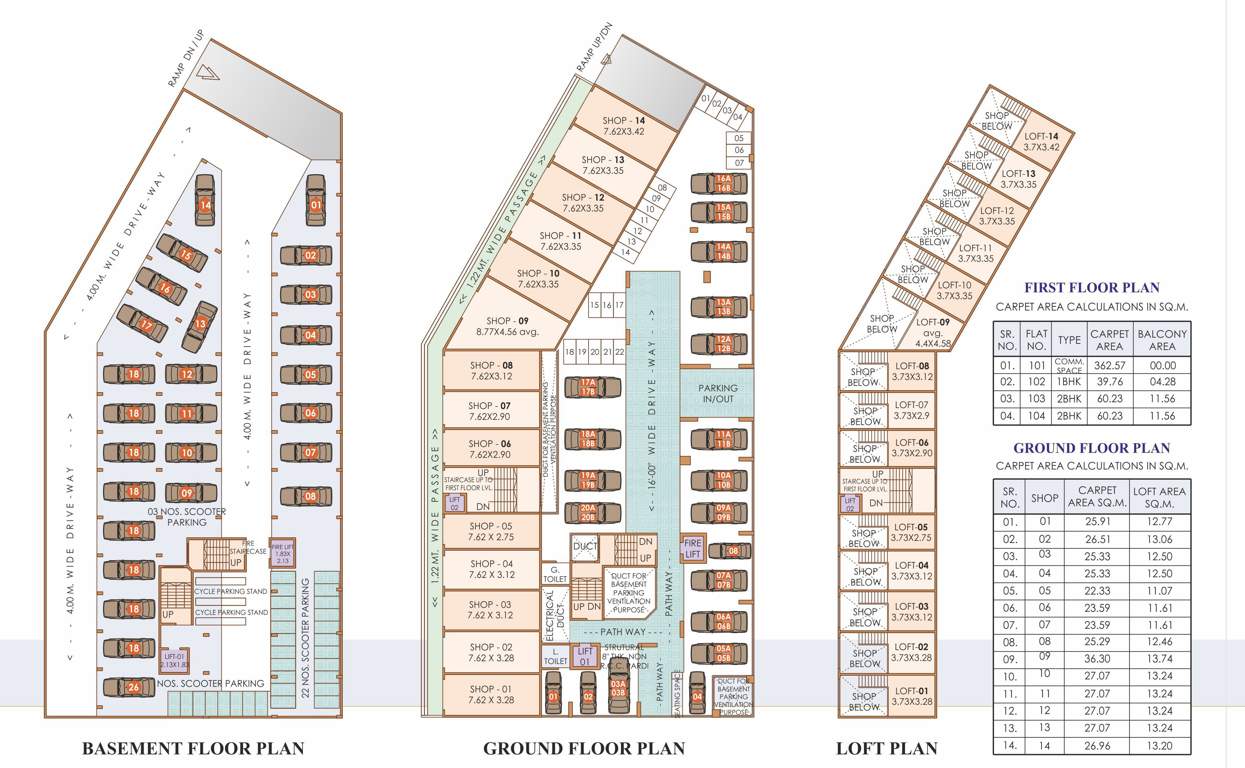  kalpvruksh Kalpvruksh Cluster Plan for ground Floor