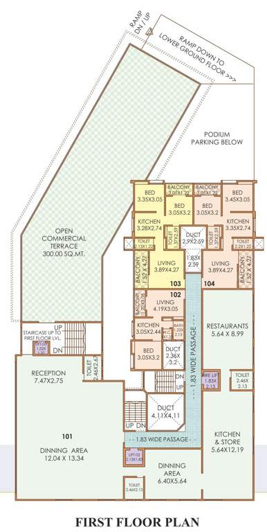  kalpvruksh Kalpvruksh Cluster Plan for ground Floor