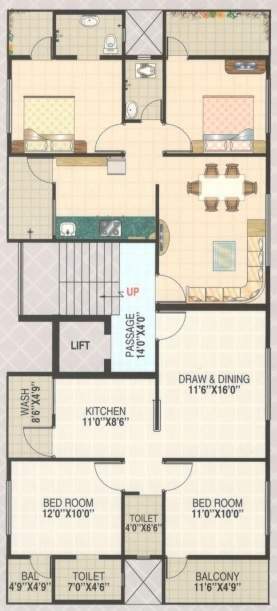  sai apartment 11 Sai Apartment 11 Cluster Plan