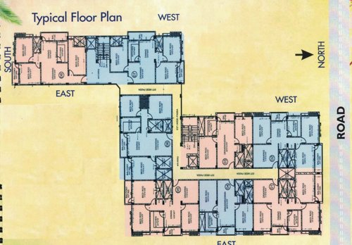  manorma-mansion Manorma Mansion Cluster Plan from 1st to 5th Floor