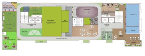  daivi-eterneety Shreeji Daivi Cluster Plan For Terrace Plan