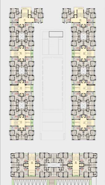  eris A,B,C,D,E,F,G,H,I,J Cluster Plan For Typical Floor