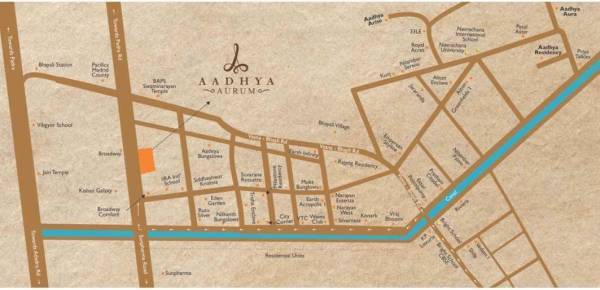 Location Plan aadhya-aurum Location Plan
