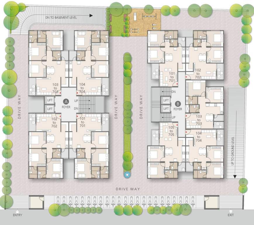  prathama Block A,B Cluster Plan