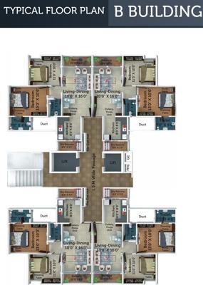  itrend-life-3 Block B Cluster Plan from 1st, 2nd , 3rd, 4rth, 5th, 6th, 7th, 9th, 10th, 11th, 12th, 14th,  15th Floor