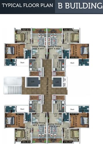  itrend-life-3 Block B Cluster Plan from 1st, 2nd , 3rd, 4rth, 5th, 6th, 7th, 9th, 10th, 11th, 12th, 14th,  15th Floor