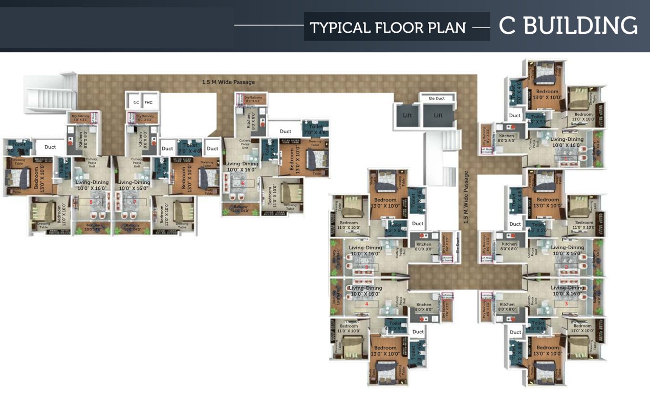  itrend life 3 Block C 1st, 2nd , 3rd, 4rth, 5th, 6th, 7th, 9th, 10th, 11th, 12th, 14th, 15th Cluster Plan