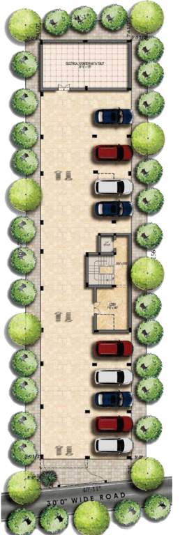  satvika sai kalpaka Satvika Sai Kalpak Cluster Plan For Ground Floor
