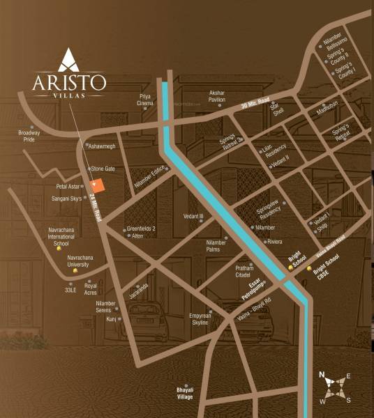  aristo Location Plan