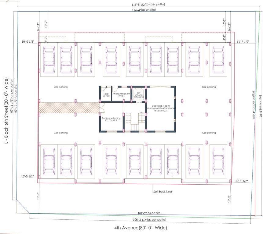  mullai residences Mullai Residences Cluster Plan For Ground Floor