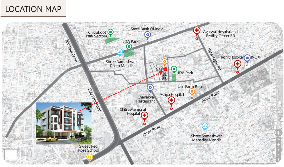  md elegance Location Plan