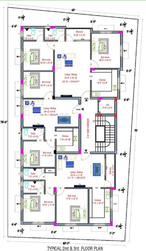  hema-enclave Hema Enclave Cluster Plan From 2nd To 3rd Floor