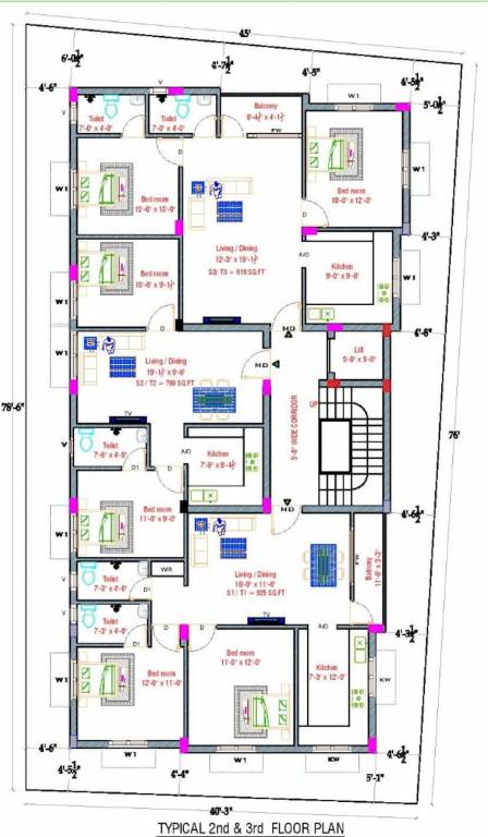  hema enclave Hema Enclave Cluster Plan From 2nd To 3rd Floor