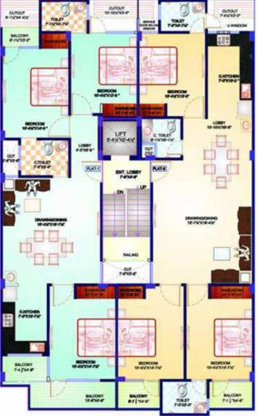  silver-birches-2 Silver Birches 2 Cluster Plan From 1st To 4th Floor