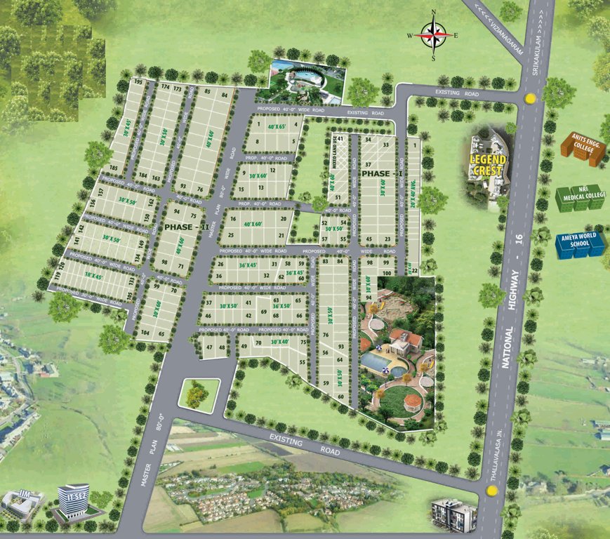 glorious gardens villa Layout Plan