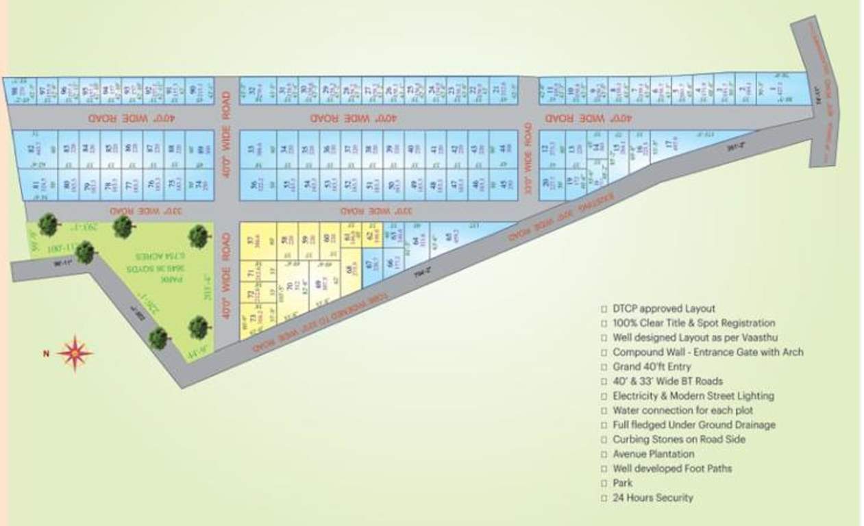  golden valley Layout Plan