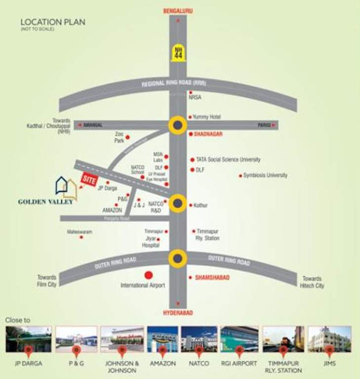  golden valley Location Plan