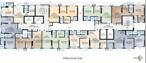  shivalaya Tower A Cluster Plan