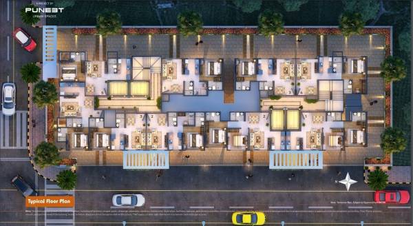  shivalaya Tower A Cluster Plan