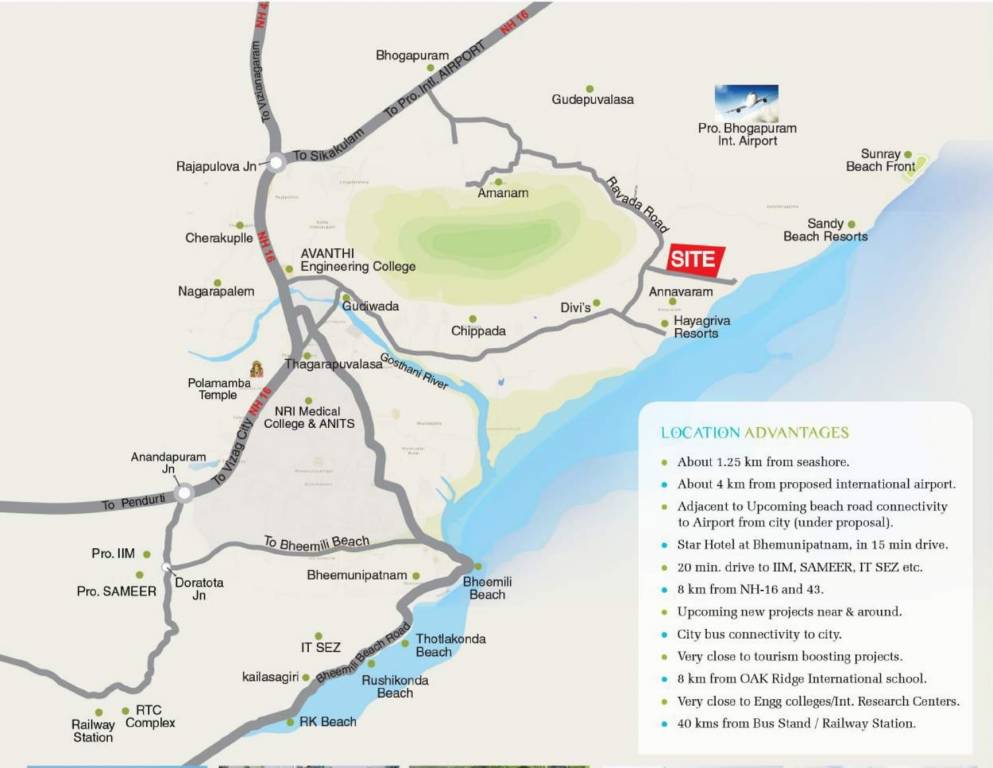 sea breeze Location Plan