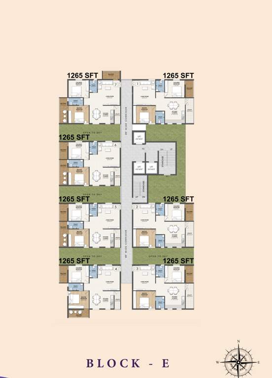  lavender sky Block A Cluster Plan