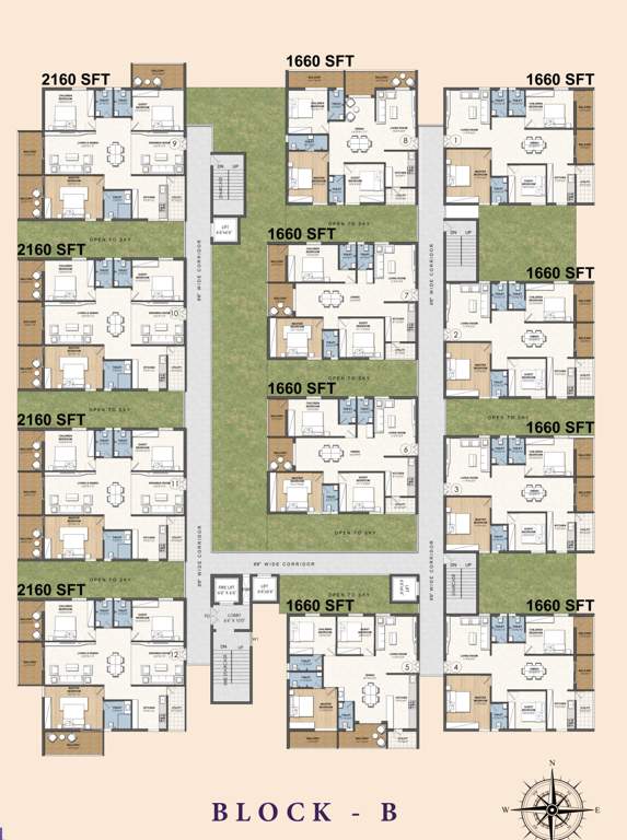  lavender sky Block A Cluster Plan