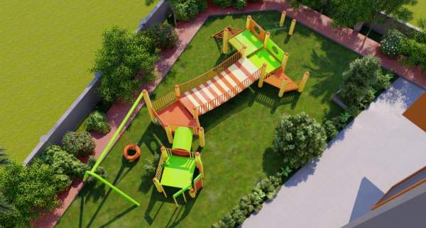  lavender sky Children's play area