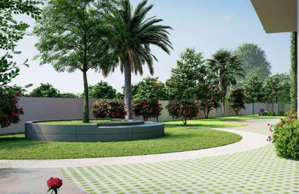  lavender sky Landscaped Gardens