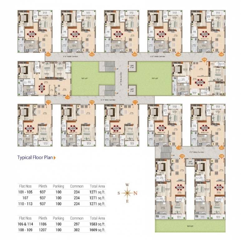  west meadows Layout Plan