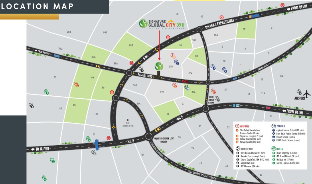 city 37d Location Plan