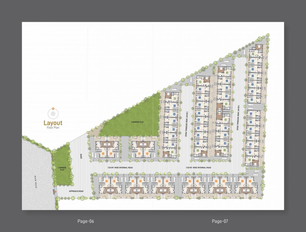  vraj vihar homes Layout Plan