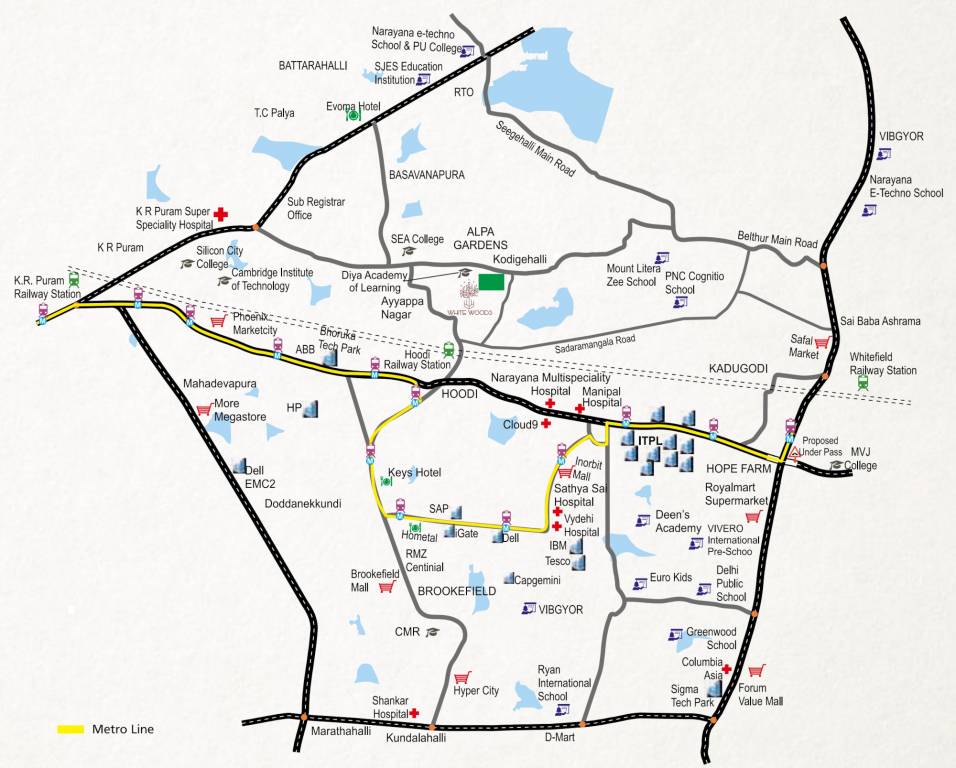  white woods Location Plan
