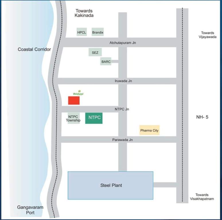  vaishnavi gardens Location Plan