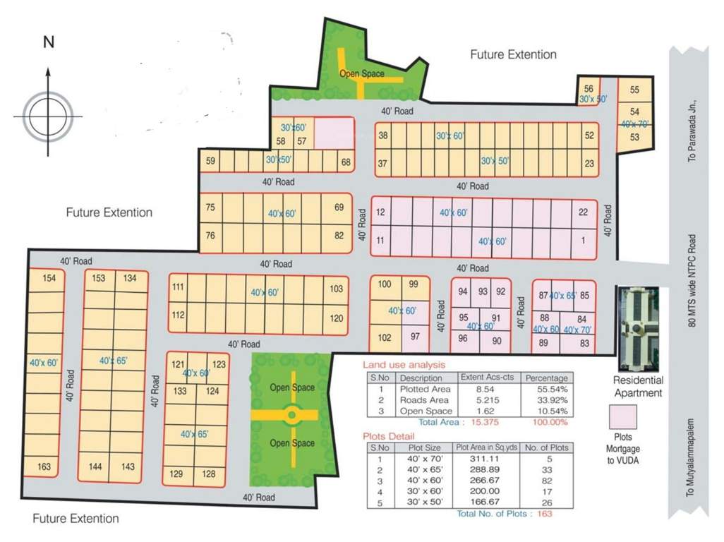  vaishnavi gardens Master Plan