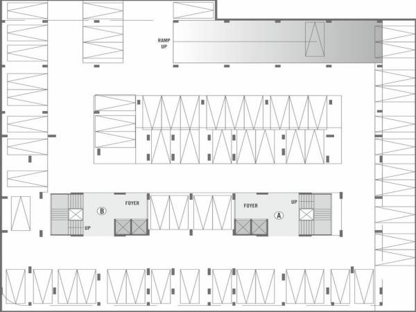  sky-park Tower A & B Cluster Plan for Basement 
